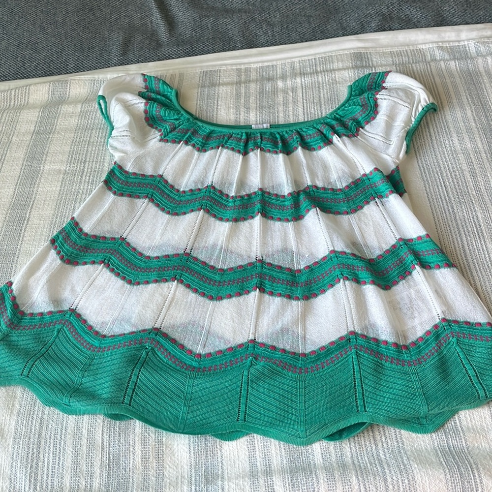 M Missoni cap sleeve swingy top. Size 42